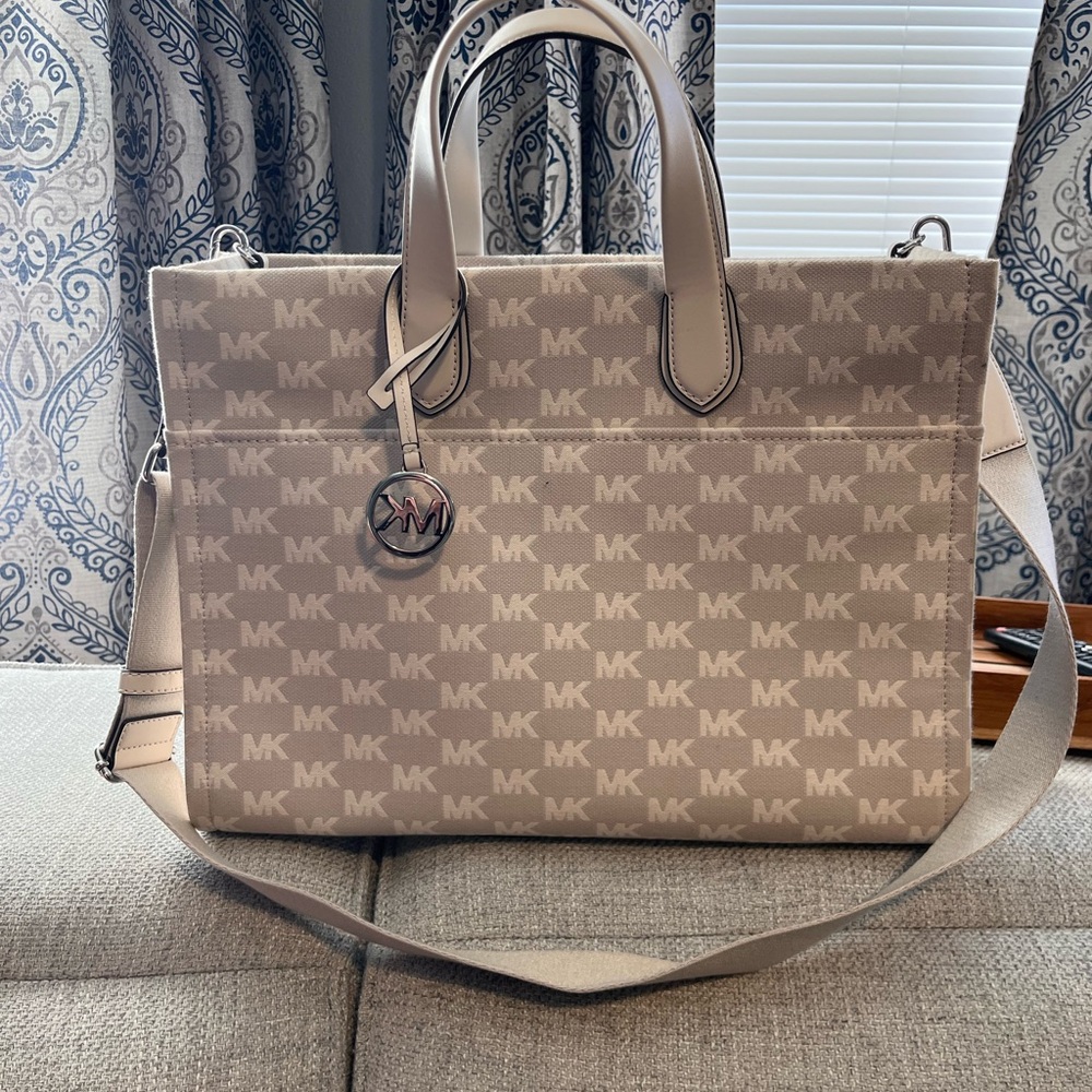 Michael Kors Monogram Beige Tote